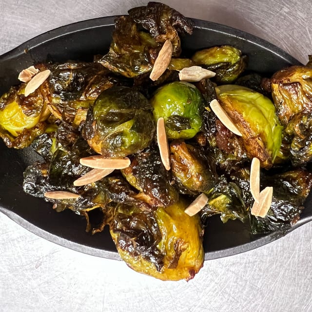 Crispy Brussels Sprouts.