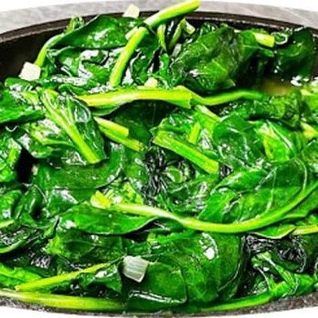 Sautéed Spinach.